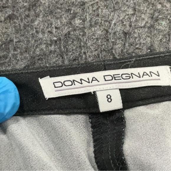 Size 8 DONNA DEGNAN Black Shorts - Picture 3 of 4